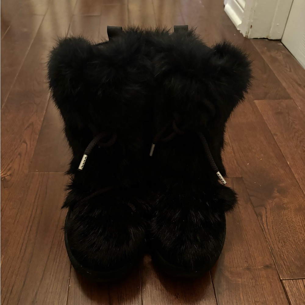 PAJAR Black Fur Boots